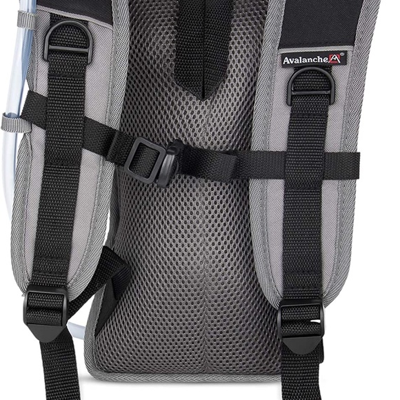 Avalanche Hydration Backpack with 1L Water Bladder | Lightweight, Breathable Mes - Picture 3 of 5